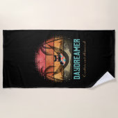 Droomcool Kat's Tropische Ontsnapping Strandlaken (Voorkant)