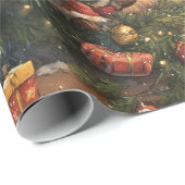“Droomdier Kerstmis Cadeaupapier (Rol Hoek)