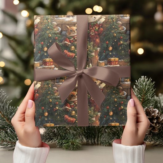 “Droomdier Kerstmis Cadeaupapier