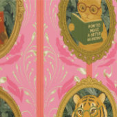 Droomdieren die boeken lezen behang (Zoom)