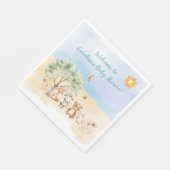 Droomdierlijke Baby Shower Servet (Hoek)