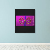 Droomdoelen canvas afdruk (Insitu (Houten vloer))