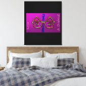 Droomdoelen canvas afdruk (Insitu (Slaapkamer))