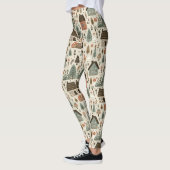 Droomdorp met huisjes en bomen leggings (Links)