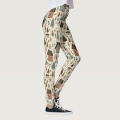 Droomdorp met huisjes en bomen leggings (Rechts)