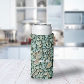 Droomdruppels met monogram seltzer blikjeskoeler