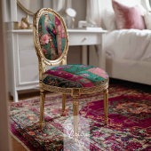 Droomdynastie, Vogel- en bloemenpatchworkcollage Tissuepapier