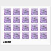 Droomfee in de sterren vierkante sticker (Vel)