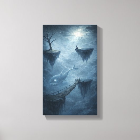 Droomfractuur – Surreal oceaan canvas kunst (Voorkant)