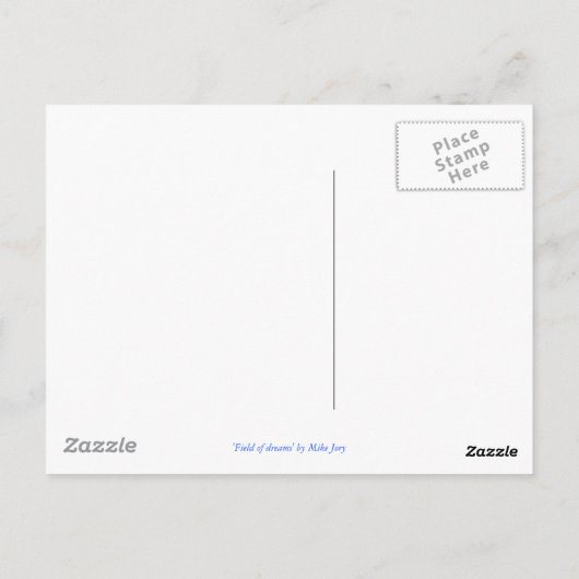 droomgebied briefkaart (Achterkant)