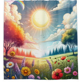 Droomgebied Douchegordijn