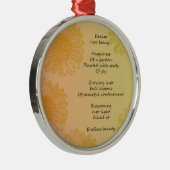 Droomgedicht Metalen Ornament (Rechts)