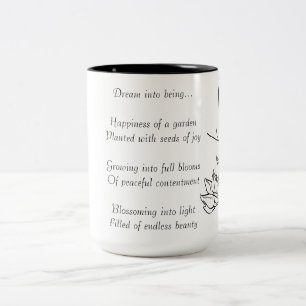 Droomgedicht Tweekleurige Koffiemok