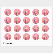 droomgelovige ronde sticker (Vel)