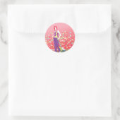 droomgelovige ronde sticker (Tas)