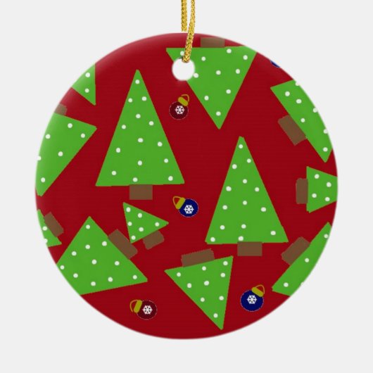 Droomgroene Kerstbomen en Decoraties (Voorkant)