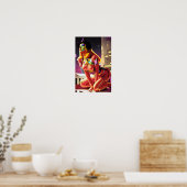Droomheks Over Metropolis Ken Gage Sciencefiction Poster (Keuken)