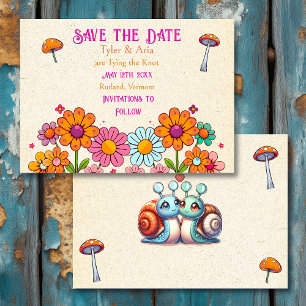 Droomhuis Bloemige Trouwfeest Save The Date