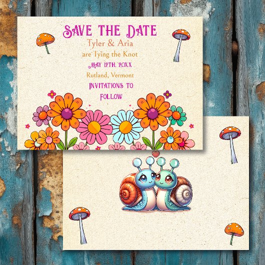 Droomhuis Bloemige Trouwfeest Save The Date