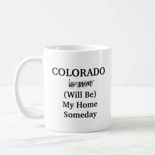 Droomhuis in Colorado Koffiemok (Links)