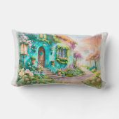 Droomhuisje in Bloomlight - 21x13 Worpdek Kussen (Achterkant)