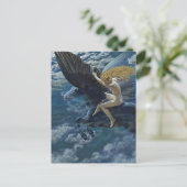 “Droomidylle - Een Valkyrie” door Edward Robert Hu Briefkaart (Staand voorkant)