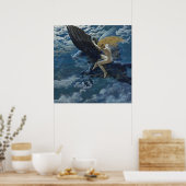 “Droomidylle - Een Walkure” door Edward Robert Hug Poster (Keuken)