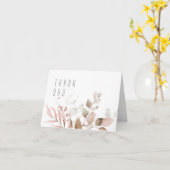 Droomig olievraaghuwelijk Dank je Blush Pink ID817 Kaart (Gele Bloem)
