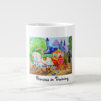 Droomillustratie Prinses in Opleiding Grote Koffiekop