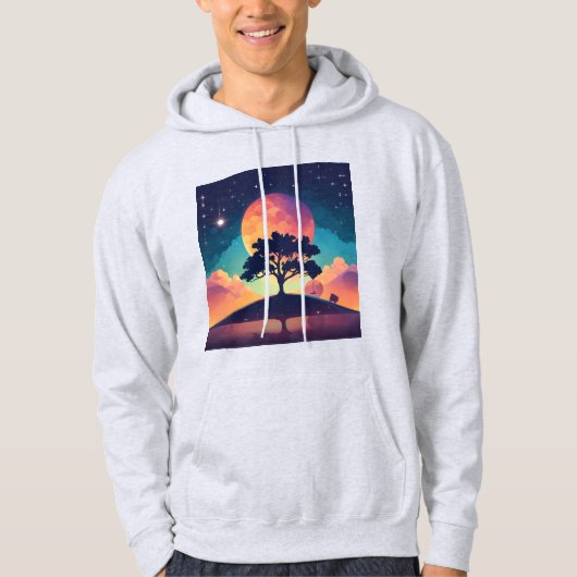 Droominterpretatie Site Logo - Flat Vector Hoodie (Voorkant)