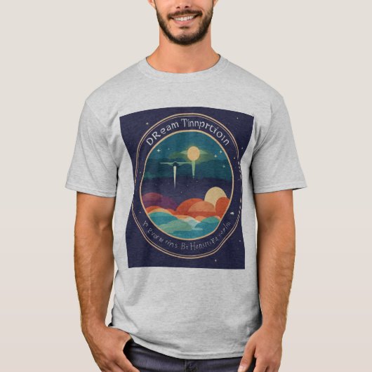 Droominterpretatie Site Logo - Flat Vector T-shirt (Voorkant)