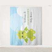 Droomjongen Drak Babyfeestje  Wandkleed (Voorkant)