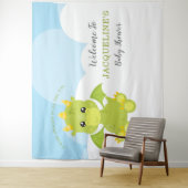 Droomjongen Drakebabyshower Wandkleed (In situ)