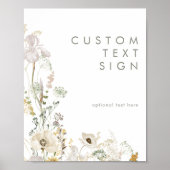 Droomkaart en -cadeau met eigen tekst poster (Voorkant)