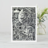 Droomkamer plat kaart (Staand voorkant)