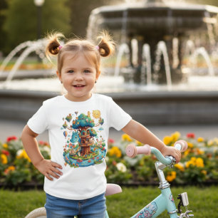 Droomkasteelboomhut Fantasie Kinderen T-Shirt
