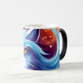 Droomkat Abstracte wereld van kleuren Magische Mok (Voorkant rechts)