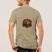Droomkat op dak T-shirt | (Achterkant)