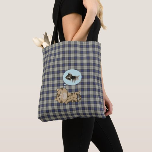 droomkat tote bag (Dichtbij)