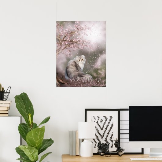 Droomkatje Poster (Thuiskantoor)