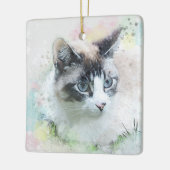 droomkattenporcelaans ornament (Links)