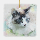 droomkattenporcelaans ornament (Achterkant)