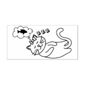 droomkattenstempel rubberstempel (Afrduk)