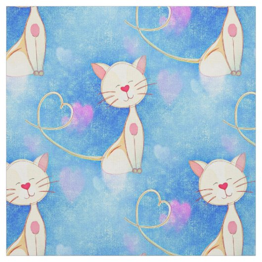 Droomkattenstof Stof (Swatch)