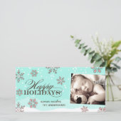 Droomkerst Fotokaart Feestdagenkaart (Staand voorkant)