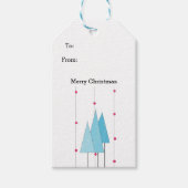 Droomkerstbomen Cadeaulabel (Voorkant)