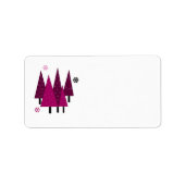Droomkerstbomen Etiket (Voorkant)