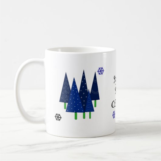 Droomkerstbomen Koffiemok (Links)