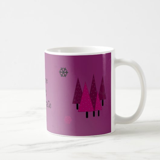 Droomkerstbomen Koffiemok (Rechts)