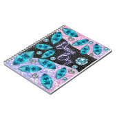 droomkleurige fancy juwelen notitieboek (Linkerzijde)